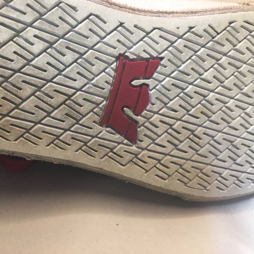 Supra Vaider Shoes Size 8 Red All Suede High Top Skate Sneakers Read Description - Picture 16 of 16